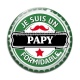 Cabochon Verre - je suis un papy formidable