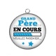 Pendentif Cabochon Argent - grand père en cours