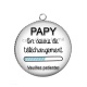 Pendentif Cabochon Argent - papy en cours