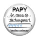 Cabochon Verre - papy en cours