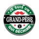 Cabochon Verre - je suis un grand père qui déchire