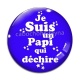 Cabochon Verre - je suis un papi qui déchire