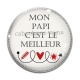 Cabochon Verre - meilleure papi