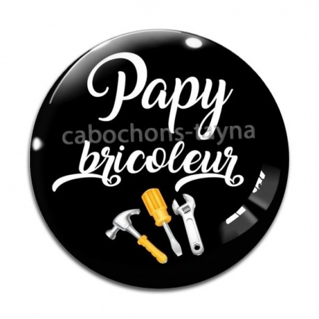 Cabochon Verre - papy bricoleur