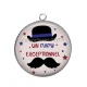 Pendentif Cabochon Argent - un papy exceptionnel
