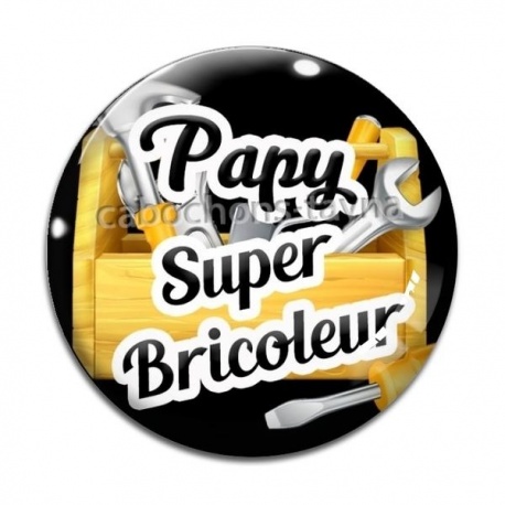Cabochon Verre - papy super bricoleur