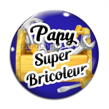 Cabochon Verre - papy super bricoleur