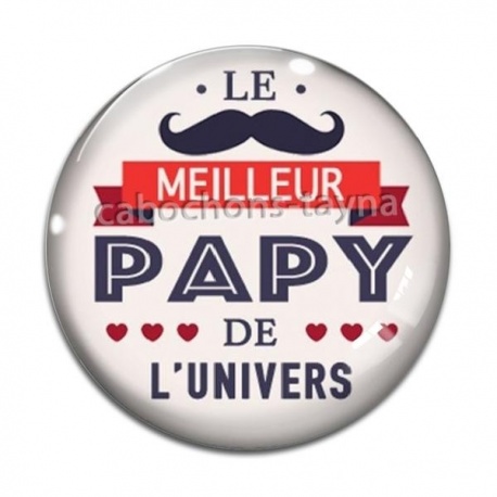 Cabochon Verre - le meilleur papy