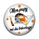 Cabochon Résine - mon papy roi du bricolage