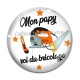 Cabochon Verre - mon papy roi du bricolage