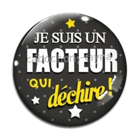 Cabochon Verre - facteur qui déchire