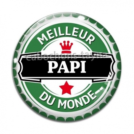 Cabochon Verre - meilleur papi