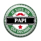 Cabochon Résine - je suis un papi qui déchire