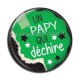 Cabochon Résine - un papy qui déchire