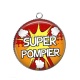 Pendentif Cabochon Argent - super pompier