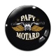 Cabochon Verre - papy motard
