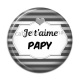 Cabochon Résine - je t'aime papy