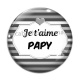 Cabochon Verre - je t'aime papy