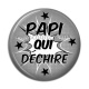 Cabochon Résine - papi qui déchire
