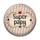 Cabochon Résine - super papy