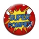 Cabochon Verre - super pompier