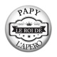 Cabochon Résine - papy roi de l'apéro