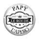 Cabochon Verre - papy roi de l'apéro