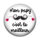 Cabochon Résine - mon papy c'est le meilleur