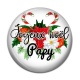 Cabochon Résine - joyeux noël papy