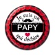 Cabochon Résine - je suis un papy qui déchire