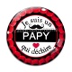 Cabochon Verre - je suis un papy qui déchire