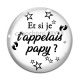 Cabochon Verre - et si je t'appelais papy