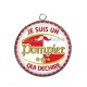 Pendentif Cabochon Argent - je suis un pompier qui déchire
