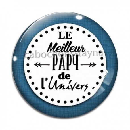 Cabochon Verre - meilleur papy