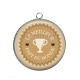 Pendentif Cabochon Argent - meilleur papy