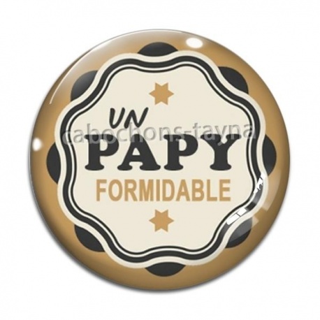 Cabochon Verre - papy formidable