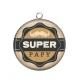 Pendentif Cabochon Argent - super papy