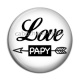 Cabochon Résine - love papy