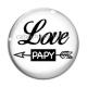 Cabochon Verre - love papy
