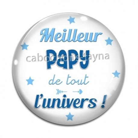 Cabochon Verre - meilleur papy