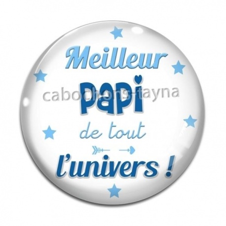 Cabochon Verre - meilleur papi