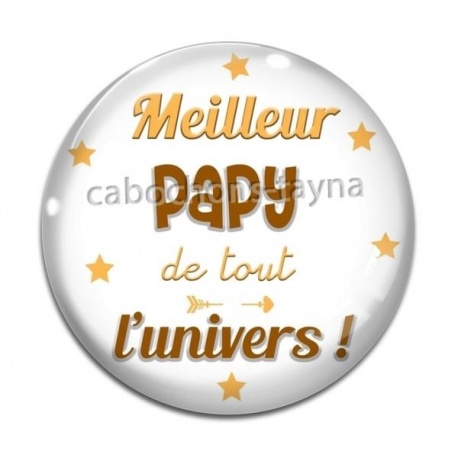 Cabochon Verre - meilleur papy