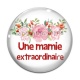 Cabochon Verre - une mamie extraordinaire