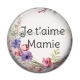 Cabochon Résine - je t'aime mamie