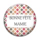 Cabochon Verre - bonne fête mamie