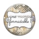 Cabochon Verre - une mamie formidable
