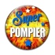 Cabochon Verre - super pompier