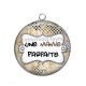 Pendentif Cabochon Argent - une mamie parfaite