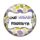 Cabochon Verre - une mamie parfaite