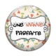 Cabochon Verre - une mamie parfaite